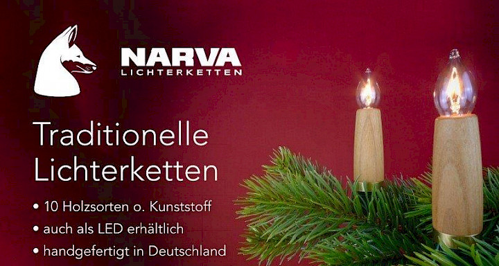 NARVA Lichterketten - handgefertige Qualität aus Deutschland