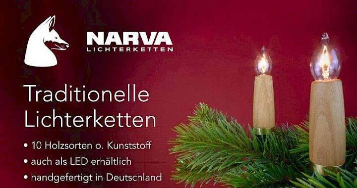 NARVA Lichterketten - handgefertige Qualität aus Deutschland